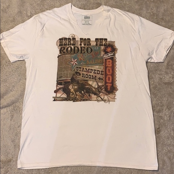 Gina Tops - Gina “Here For The Rodeo” Cream Size XL